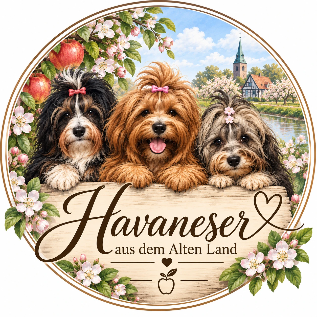 Logo: Havaneser aus dem Alten Land